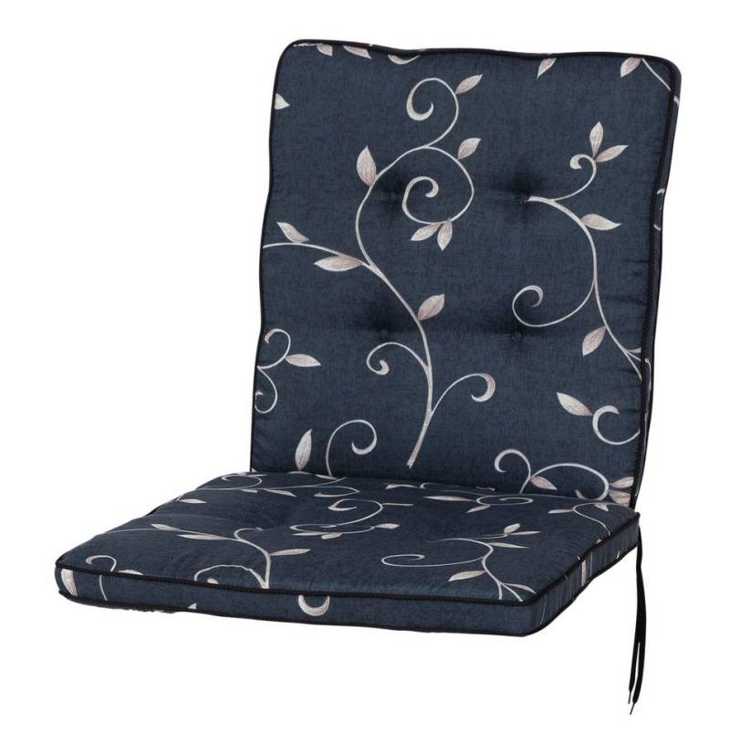 KETTtex Polsterauflage für Royal Garden MWH Niederlehner Excelsior 2223 anthrazit Ranke, (1 St), mit Bindebändern von KETTtex