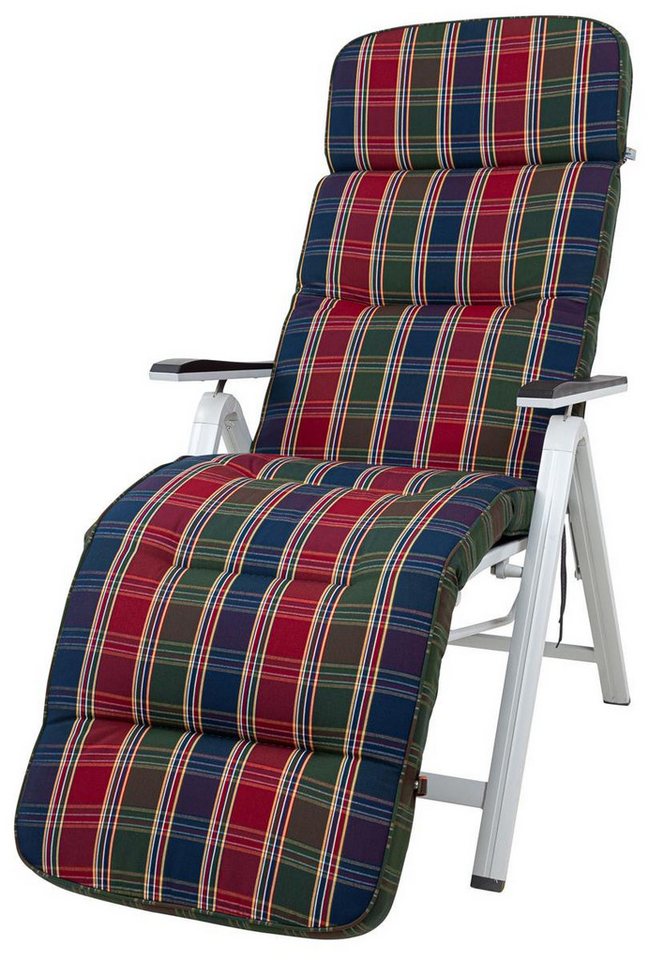 KETTtex Sesselauflage Relaxliege Kreta 8699 rot-blau-grün kariert 175x50x9 cm KETTtex KETTtex Sesselauflage Relaxliege Kreta 8699 rot-blau-grün kariert 175x50x9 cm KETTtex von KETTtex