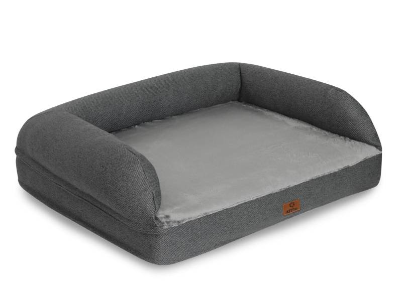 elGiga orthopädisches Hundebett Moritz - Bezug mit RV waschbar - S 60 x 45 cm von KETTtex