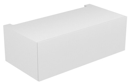 Keuco Edition 11 Modul Unterbauschrank 31312 1 Frontauszug, mit LED-Innenbeleuchtung, 1050 x 350 x 535 mm, Korpus/Front: Cashmere Lack Seidenmatt/Cashmere Glas von KEUCO GmbH & Co. KG