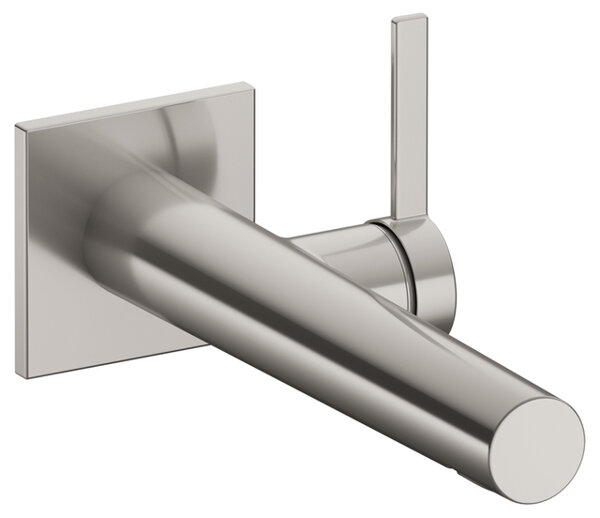 Keuco IXMO Armatur 59516, Einhebel-Waschtischmischer-Fertigset, 219mm, für Unterputz, Rosette eckig, Farbe: Nickel gebürstet von KEUCO GmbH & Co. KG