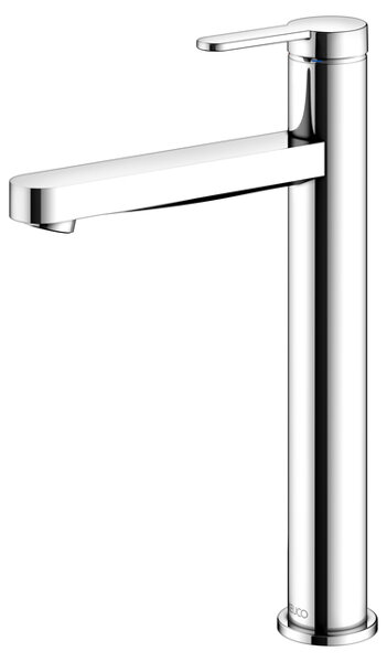 Keuco IXMO Flat Einhebel-Waschtischmischer 210, ohne Zugstangen-Ablaufgarnitur, Ausladung 159 mm, 59510, Farbe: Aluminium-finish von KEUCO GmbH & Co. KG