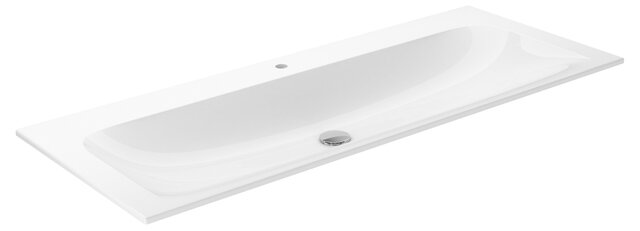 Keuco X-Line Keramik-Waschtisch mit Hahnloch, ohne Überlauf, 1205 x 493 mm von KEUCO GmbH & Co. KG