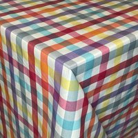 Jacquard Tischdecke Beschichtete Baumwolle Tischbelag Bunt Kariert Piero Eckig Rund Oval Jacquard Tischdecke Beschichtete Baumwolle Tischbelag Bunt Kariert Piero Eckig Rund Oval von KEVKUS