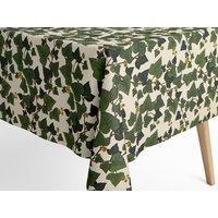 Jacquard Tischdecke Beschichtete Baumwolle Tischbelag Edera Efeu Eckig Rund Oval von KEVKUS