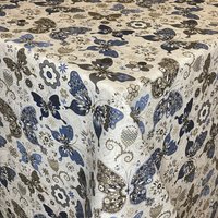 Jacquard Tischdecke Beschichtete Baumwolle Tischbelag Fb Chagall Schmetterlinge Butterfly Eckig Rund Oval Jacquard Tischdecke Beschichtete Baumwolle Tischbelag Fb Chagall Schmetterlinge Butterfly Eckig Rund Oval von KEVKUS