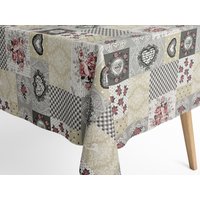 Jacquard Tischdecke Beschichtete Baumwolle Tischbelag Lia Love Patchwork Eckig Rund Oval Jacquard Tischdecke Beschichtete Baumwolle Tischbelag Lia Love Patchwork Eckig Rund Oval von KEVKUS