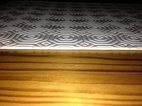 KEVKUS Tischschoner ECKIG 140 cm Breite, Länge frei wählbar (nur eckig) Tischunterlage Tischpolster Molton (140 x 180 cm eckig) von KEVKUS