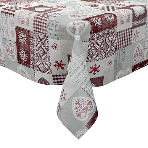 KEVKUS Wachstuch Tischdecke C141901 Weihnachten Skandinavien wählbar in eckig, rund und oval - Größe eckig 120x140cm Schnittkante KEVKUS Wachstuch Tischdecke C141901 Weihnachten Skandinavien wählbar in eckig, rund und oval - Größe eckig 120x140cm Schnittkante von KEVKUS