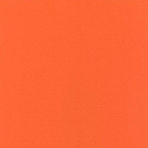 KEVKUS Wachstuch Tischdecke Meterware unifarben orange Uni 021 Größe wählbar in eckig rund oval (Rand: Borte (gehäkelte Bordüre), 120 x 160 cm eckig) von KEVKUS