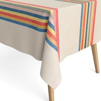 Kevkus Jacquard Tischdecke Beschichtete Baumwolle 160 cm Breite Dp Raya5 Bunte Streifen Retro Eckig Rund Oval Kevkus Jacquard Tischdecke Beschichtete Baumwolle 160 cm Breite Dp Raya5 Bunte Streifen Retro Eckig Rund Oval von KEVKUS