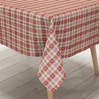 Kevkus Wachstuch Tischdecke 160 cm Breite Übergröße C57-1 Rot Kariert Landhaus Herzen Vichy Eckig Rund Oval Kevkus Wachstuch Tischdecke 160 cm Breite Übergröße C57-1 Rot Kariert Landhaus Herzen Vichy Eckig Rund Oval von KEVKUS