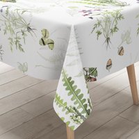 Kevkus Wachstuch Tischdecke K150245 Herbst Eicheln Kastanien Laub Eckig Rund Oval von KEVKUS