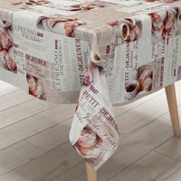 Kevkus Wachstuch Tischdecke K67B Beige Kaffee Croissant Küchenmotiv Patchwork Eckig Rund Oval Kevkus Wachstuch Tischdecke K67B Beige Kaffee Croissant Küchenmotiv Patchwork Eckig Rund Oval von KEVKUS
