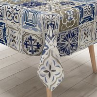 Kevkus Wachstuch Tischdecke M19359 Mosaik Fliesen Portugal Eckig Rund Oval Kevkus Wachstuch Tischdecke M19359 Mosaik Fliesen Portugal Eckig Rund Oval von KEVKUS