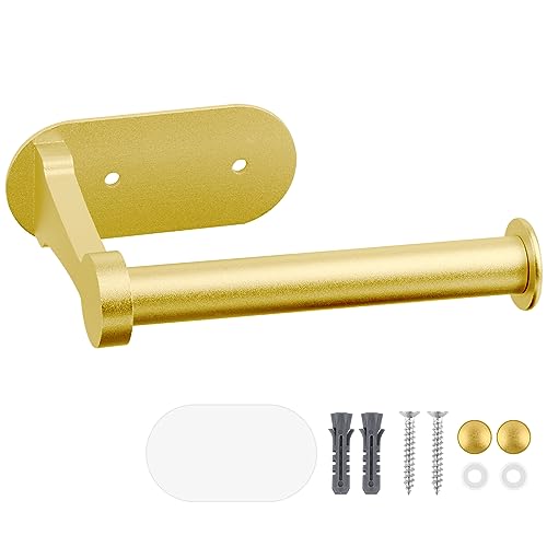 Toilettenpapierhalter Selbstklebend, Toilettenpapierhalter Ohne Bohren, Rollenhalter, Klorollenhalter, Klopapierhalter, Küchenrollenhalter, für Bad, Toilette, Küche, Ohne Bohren oder Bohrbar (Gold) Toilettenpapierhalter Selbstklebend, Toilettenpapierhalter Ohne Bohren, Rollenhalter, Klorollenhalter, Klopapierhalter, Küchenrollenhalter, für Bad, Toilette, Küche, Ohne Bohren oder Bohrbar (Gold) von KEWUZY
