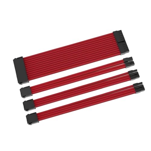 KEXIAO 24-poliges Mainboard- und GPU-PCIE-CPU, 8-polig, buntes Modulkabel, Computer, 18 AWG, Netzteil-Verlängerungskabel-Set KEXIAO 24-poliges Mainboard- und GPU-PCIE-CPU, 8-polig, buntes Modulkabel, Computer, 18 AWG, Netzteil-Verlängerungskabel-Set von KEXIAO