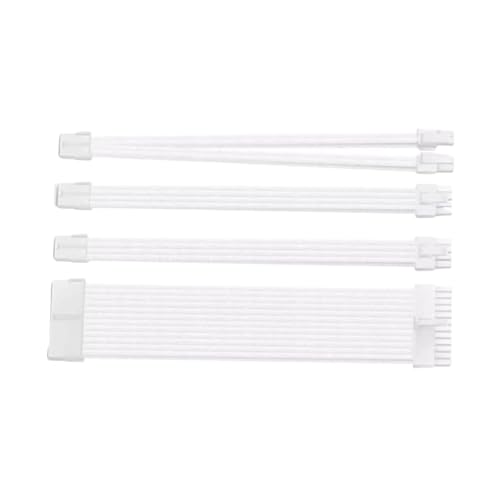 KEXIAO 24-poliges Mainboard- und GPU-PCIE-CPU-CPU, 8-poliges buntes Modulkabel, Computer, 18 AWG, Netzteil-Verlängerungskabel-Set KEXIAO 24-poliges Mainboard- und GPU-PCIE-CPU-CPU, 8-poliges buntes Modulkabel, Computer, 18 AWG, Netzteil-Verlängerungskabel-Set von KEXIAO