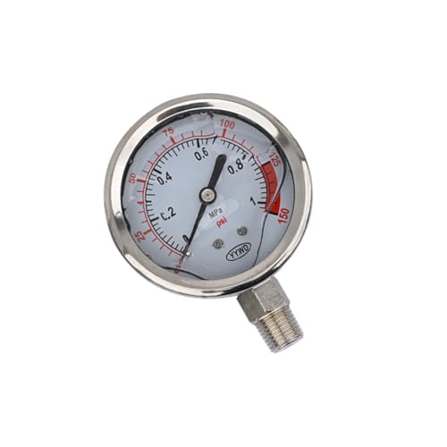 KEXIAO Explosionsgeschütztes, hochpräzises Manometer, 0–0,1 MPa / 3,0 MPa, Edelstahlgehäuse, einfache Installation KEXIAO Explosionsgeschütztes, hochpräzises Manometer, 0–0,1 MPa / 3,0 MPa, Edelstahlgehäuse, einfache Installation von KEXIAO