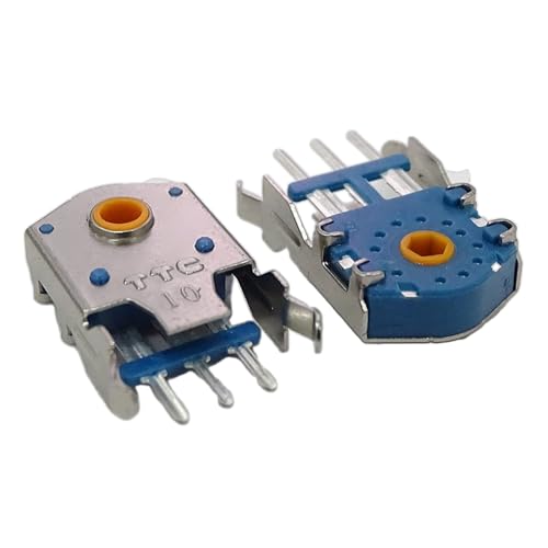 KEXIAO Original Maus-Encoder, Rad-Decoder, Mausschalter für G102 G304 Maus (Silber/Gold/Grün), 10 mm von KEXIAO
