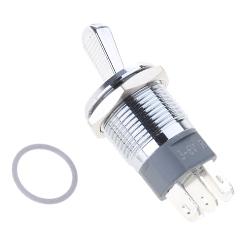 KEXIAO Robuste, oxidierte Metall-Kippschalter mit drei Positionen und eingebautem LED-Lichtdisplay für einfache Steuerung KEXIAO Robuste, oxidierte Metall-Kippschalter mit drei Positionen und eingebautem LED-Lichtdisplay für einfache Steuerung von KEXIAO