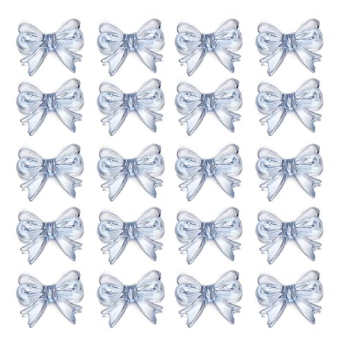 KEXIAO Set mit 20 Acrylperlen in einzigartigen Bowknot-Designs, elegante Perlen, Bastelperlen für Armbänder, Halsketten und Ohrringe, 1.4x1.8cm, Acryl von KEXIAO