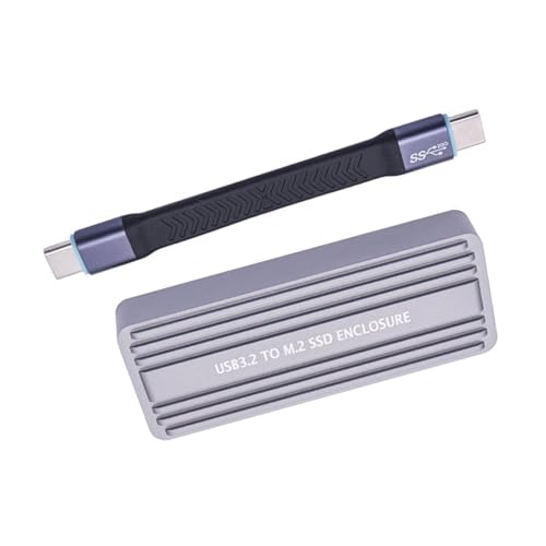 KEXIAO USB C Solid Disk Gehäuse für Doppelprotokolle 2242 2280 Aluminium werkzeuglose Installation unterstützt bis zu 4 TB 20 Gbit/s KEXIAO USB C Solid Disk Gehäuse für Doppelprotokolle 2242 2280 Aluminium werkzeuglose Installation unterstützt bis zu 4 TB 20 Gbit/s von KEXIAO