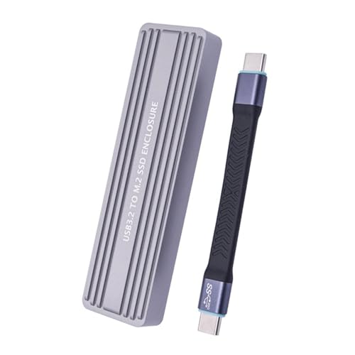 KEXIAO USB C Solid Disk Gehäuse für Doppelprotokolle 2242 2280 Aluminium werkzeuglose Installation unterstützt bis zu 4 TB 20 Gbit/s KEXIAO USB C Solid Disk Gehäuse für Doppelprotokolle 2242 2280 Aluminium werkzeuglose Installation unterstützt bis zu 4 TB 20 Gbit/s von KEXIAO