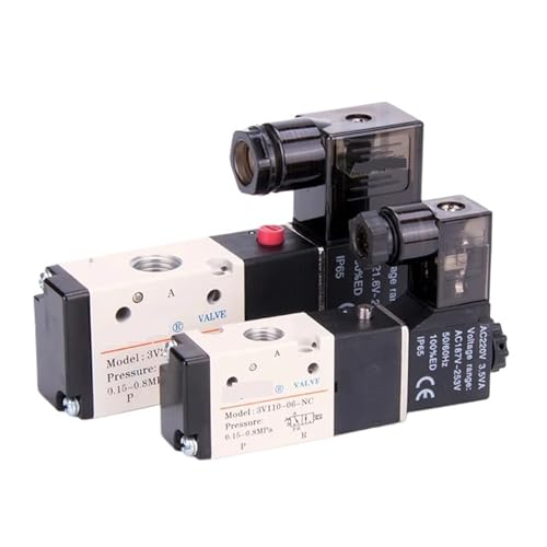 3V110-06 3V210-08 3V310 4M210-08/4M310-10 3Port 2Position 1/4 "1/8" BSP Einzigen Magnet Pneumatische Luft Ventil DC24V AC220V(4M210-06,DC24V) von KEXOTRACB