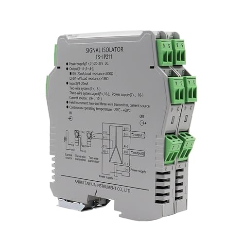 4-20mA/5-0V/0-10V/1-5V Input Output Signal Isolation Accuracy Current Voltage Distributor Converter 35MM DIN Rail Analog(4-20MA_5-0V_DC24V) von KEXOTRACB