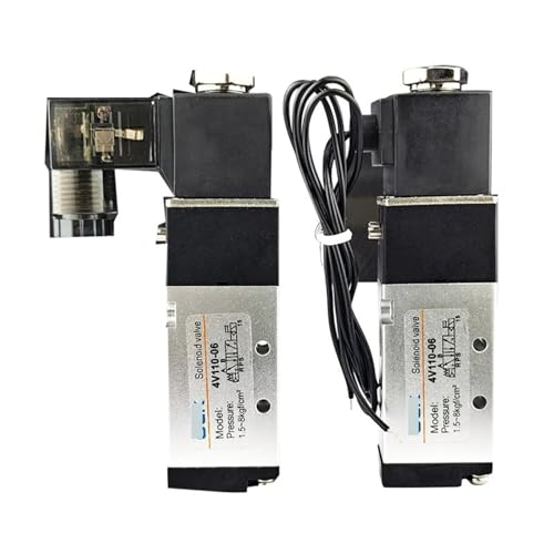4V110-06 Pneumatisches Steuermagnetventil AC220V DC24V DC12V AC110V AC24V 5-Wege-2-Positionen-1/8-Zoll-Elektromagnetventile(4V110-06 G PC6-01,DC24V) von KEXOTRACB