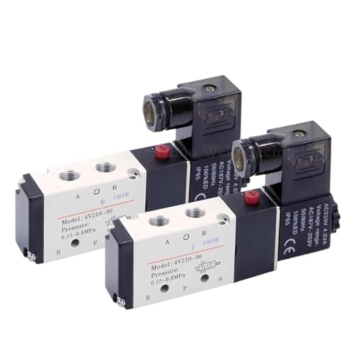 4V210-08 24v Solenoid Valve electronmagnetic 4V210-08-10 24DC 4V410-15 4V110-06 AC220 DC12 AC24(4v110-06 DC24) von KEXOTRACB