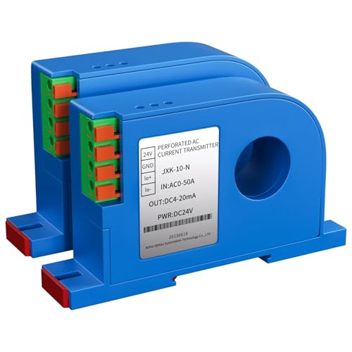 AC DC Current Transmitter 4-20mA 0-10V Transmitter RS485 22mm 10A 20A 200A 200A 400A Current Transducer(DC0-380A_4-20MA_DC24V) von KEXOTRACB