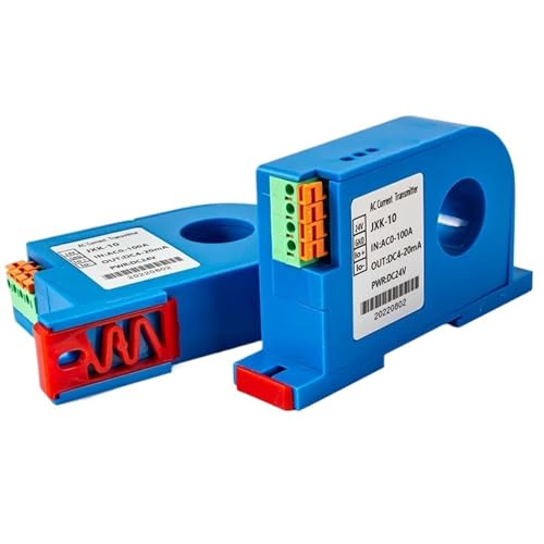 Hall Current Sensor 0-100A 0-200A 0-300A 0-400A to 4-20mA 0-10V 0-5V RS485 Relay Current Transducer AC DC Current Transmitter(DC 0-75A_4-20MA_DC24V) von KEXOTRACB