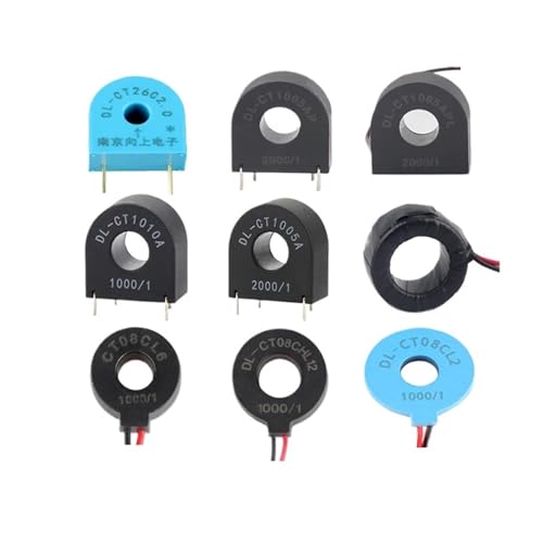 Micro Current Transformer 5A 10A 20A 30A 50A 60A PCB Mount CT AC Factory Price Lead Pin/Wire Precision Current Transformer(DL-CT08CL6 1000-1) von KEXOTRACB