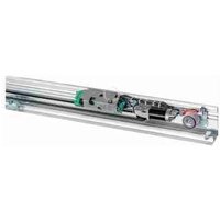 900LEV2531LT Maßgefertigter vormontierter Teleskopantrieb für 1+1 Schiebetüren bis 100+100 Kg, L=2525 mit LED-Beleuchtung von KEY AUTOMATION
