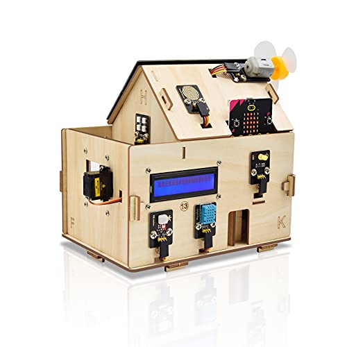 KEYESTUDIO BBC Micro:bit IoT Smart Home Kit with Micro bit V2, MakeCode Blocks and Python Code for BBC Micro bit Programmable KEYESTUDIO BBC Micro:bit IoT Smart Home Kit with Micro bit V2, MakeCode Blocks and Python Code for BBC Micro bit Programmable von KEYESTUDIO