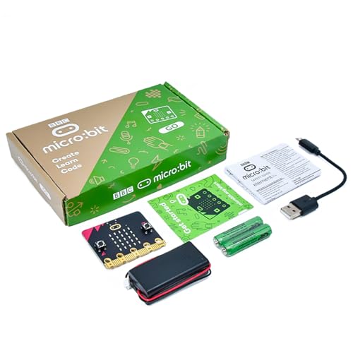 KEYESTUDIO BBC Micro:bit V2 Go Mikrocontroller mit Batteriekäfig, Soft Silicon Etui für LED-Display, Bewegungserkennung,animierte Muster und programmierbare Tasten KEYESTUDIO BBC Micro:bit V2 Go Mikrocontroller mit Batteriekäfig, Soft Silicon Etui für LED-Display, Bewegungserkennung,animierte Muster und programmierbare Tasten von KEYESTUDIO