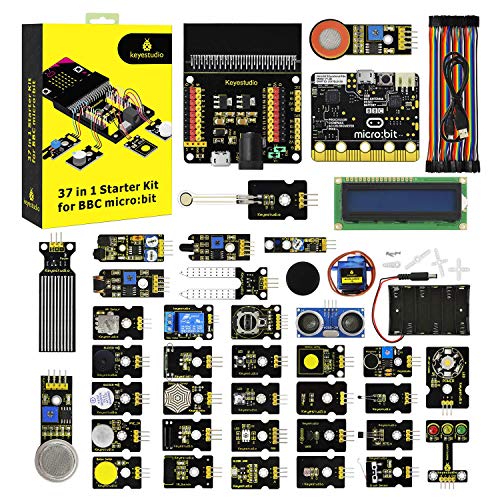KEYESTUDIO BBC Micro:bit V2 37 In 1 Sensor Starto Kit | Microcontroller Starter Kit mit Microbit V2.2, PDF Tutorials und Erweiterungskarte enthalten für Micro bit KEYESTUDIO BBC Micro:bit V2 37 In 1 Sensor Starto Kit | Microcontroller Starter Kit mit Microbit V2.2, PDF Tutorials und Erweiterungskarte enthalten für Micro bit von KEYESTUDIO
