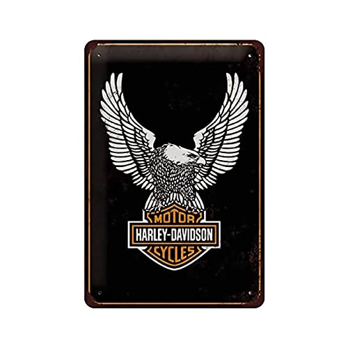 KEYGAMER Harley Davidson Metall-Blechschild, Vintage-Plakette, Poster, Garage, Bar, Zuhause, Wanddekoration, 20,3 x 30,5 cm von KEYGAMER