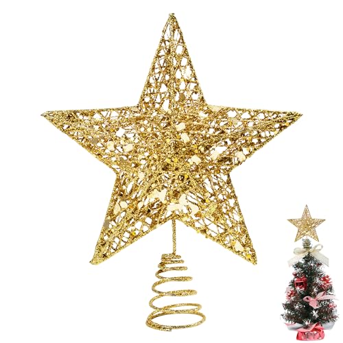 Christbaumspitze Gold Stern Weihnachtsbaumspitze Gold Weihnachtsstern Baum 25 cm Christbaum Stern Weihnachtsbaum Tannenbaumspitze Baumspitze Weihnachten Christmas Tree Topper Star (6inch(15cm)) Christbaumspitze Gold Stern Weihnachtsbaumspitze Gold Weihnachtsstern Baum 25 cm Christbaum Stern Weihnachtsbaum Tannenbaumspitze Baumspitze Weihnachten Christmas Tree Topper Star (6inch(15cm)) von KEYIDO