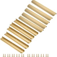 10 Stück Küchengriffe Versteckte Schrankgriffe Möbelgriffe für Küchenschränke Griffe Möbeltürgriff Küchenschubladengriffe Lochabstand 256 mm 10 Stück Küchengriffe Versteckte Schrankgriffe Möbelgriffe für Küchenschränke Griffe Möbeltürgriff Küchenschubladengriffe Lochabstand 256 mm von KEYOUNG