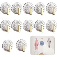 12 Stück Selbstklebende Haken Wandhaken Selbstklebend Handtuchhaken Klebehaken Transparent Ohne Bohren Kleiderhaken Selbstklebend Muschel-Klebehaken 12 Stück Selbstklebende Haken Wandhaken Selbstklebend Handtuchhaken Klebehaken Transparent Ohne Bohren Kleiderhaken Selbstklebend Muschel-Klebehaken von KEYOUNG