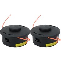2 Stück Mähkopf AutoCut 25-2 Fadenkopf M10x1.0 Trimmerkopf für Stihl FS55 FS55R FS80 FS85 FS90 FS90R FS100 FS110 FS130 FS250 Mähkopf ersetzen von KEYOUNG