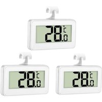 3X Kühlschrankthermometer Digitales Thermometer Gefrierschrank Kühlschrankthermometer Schlafzimmer Wasserdichtes Gefrierschrankthermometer mit 3X Kühlschrankthermometer Digitales Thermometer Gefrierschrank Kühlschrankthermometer Schlafzimmer Wasserdichtes Gefrierschrankthermometer mit von KEYOUNG