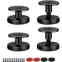 4 Stück Möbelfüße Verstellbar, Möbelfüße 100kg Belastung, Kann Gebohrt Oder Selbstklebend Sein, Möbelfüße Selbstklebend Mit Anti Kratz pad Geeignet 4 Stück Möbelfüße Verstellbar, Möbelfüße 100kg Belastung, Kann Gebohrt Oder Selbstklebend Sein, Möbelfüße Selbstklebend Mit Anti Kratz pad Geeignet von KEYOUNG
