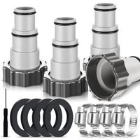 4er-Pack A-Pool-Adapter für Intex-Pools, 32–38 mm A-Pool-Schlauchadapter, Pumpenanschluss-Set, Schlauchadapter, Schlauchadapter, Poolschlauch-Adapter 4er-Pack A-Pool-Adapter für Intex-Pools, 32–38 mm A-Pool-Schlauchadapter, Pumpenanschluss-Set, Schlauchadapter, Schlauchadapter, Poolschlauch-Adapter von KEYOUNG
