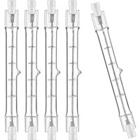 5 Stück Halogenstab 118mm 200W Dimmbar R7s Halogen Leuchtmittel Warmweiß Halogen R7s für Baustrahler, Arbeit Landschaftsbeleuchtung von SWYEOOT