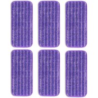 6 wiederverwendbare Tücher für Swiffer WetJet, Mikrofaser-Wischpads, Mikrofaser-Wischpads, Mopp-Ersatz, wiederverwendbares Wischpad zum Schrubben von KEYOUNG