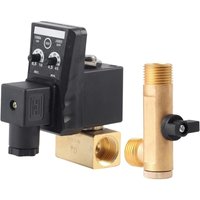 Automatisches Ablassventil, G1/2 DN15 Programmierbares Messing-Ablassventil, elektronisches Ablassventil für das Kondensatmanagement von Automatisches Ablassventil, G1/2 DN15 Programmierbares Messing-Ablassventil, elektronisches Ablassventil für das Kondensatmanagement von von KEYOUNG